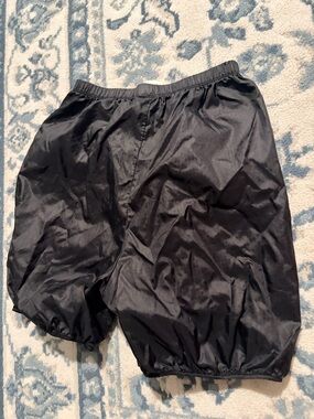 Body Wrappers trash bag shorts Adult medium